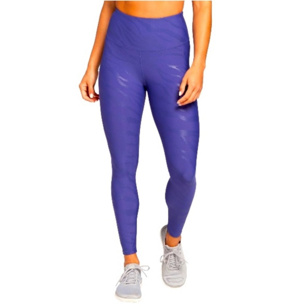 CALIA NWT womens blueish purple foil energize 7/8 leggings
